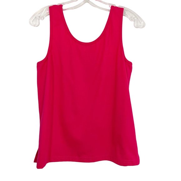 Vintage Y2K 90s Pink & Blue Butterfly Scoop Neck Tank Top Fairy - Size Medium - Picture 2 of 4